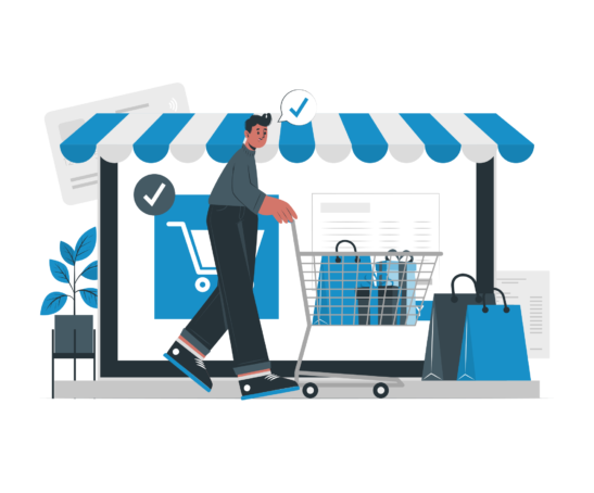 Ecommerce checkout laptop-cuate